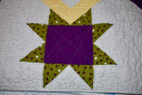 Crossed Star in Purple